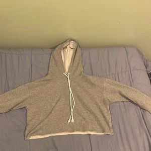 Grey cropped sweater size L